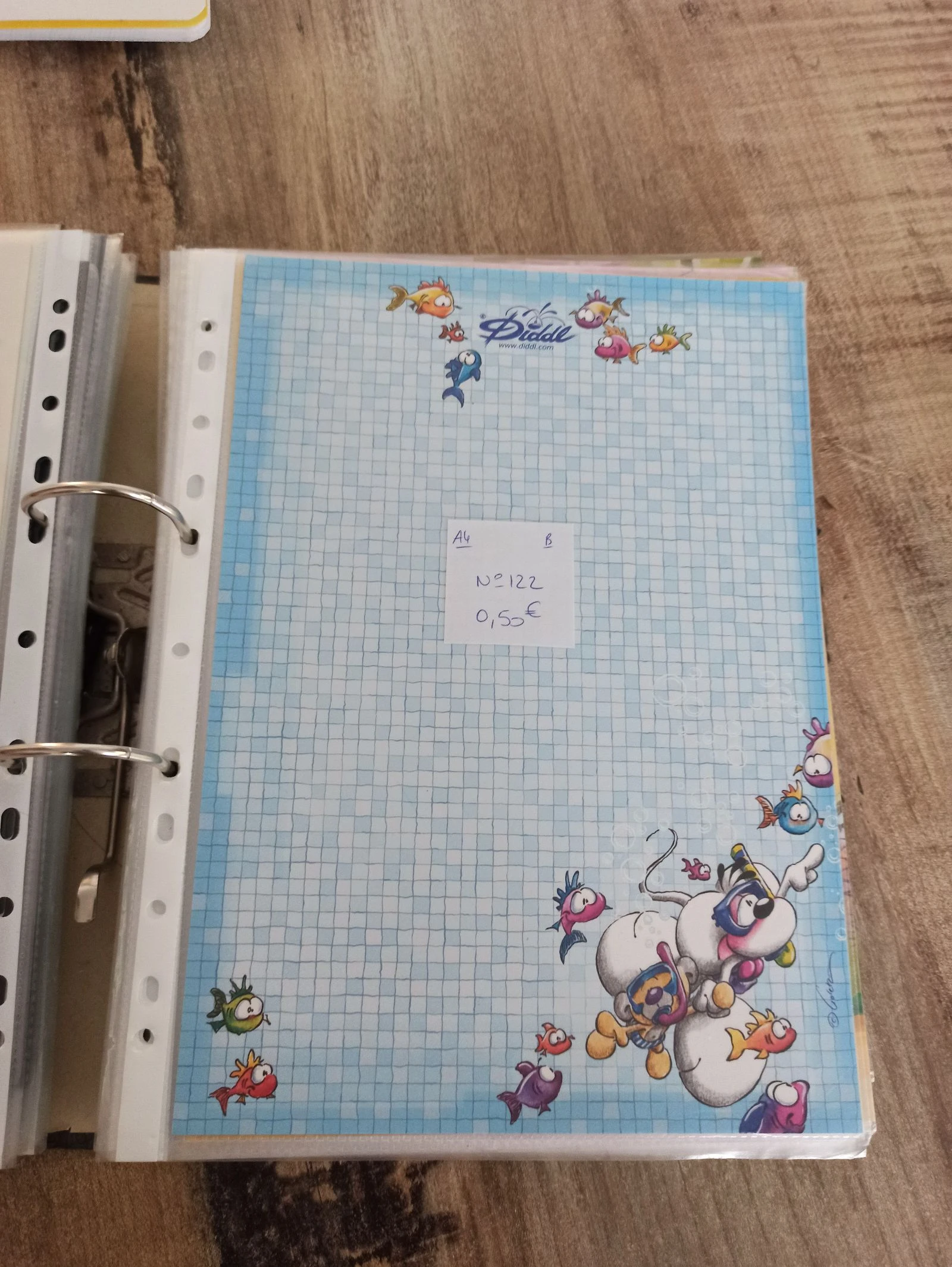Feuille Diddl A4 122 0,50e 